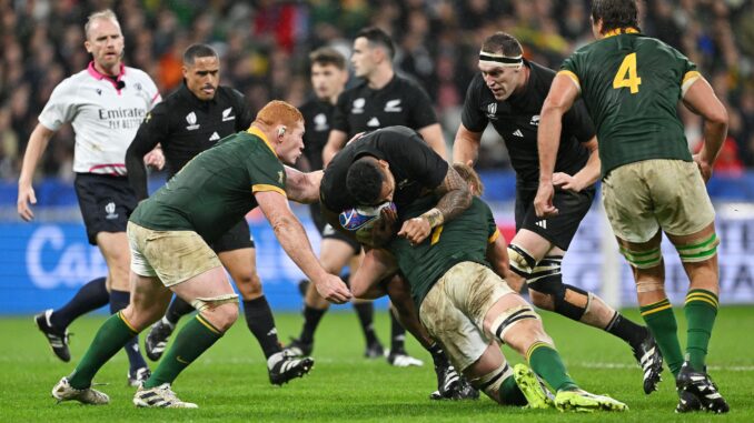 All Blacks vs Sudáfrica, final del Mundial de Rugby Francia 2023